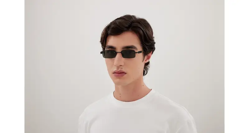 Gucci Occhiali da sole Uomo Grigio 881028 miniatura 3