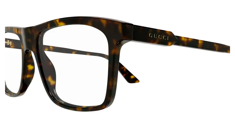 Gucci Uomo GG1820O 005 Montature da vista Acetato Havana Trasparente Squadrata miniatura 2