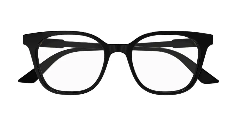 Uomo GG1821O 001 Montature da vista Acetato Nero Trasparente Rotonda miniatura 2