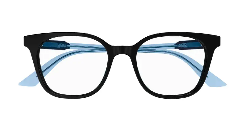 Uomo GG1821O 003 Montature da vista Acetato Nero Trasparente Rotonda miniatura 2