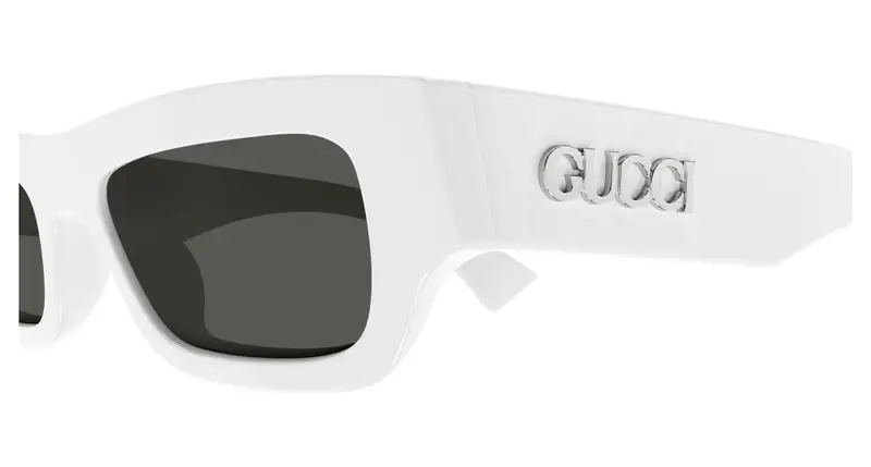 Gucci Occhiali da sole Uomo Bianco 880995 miniatura 2