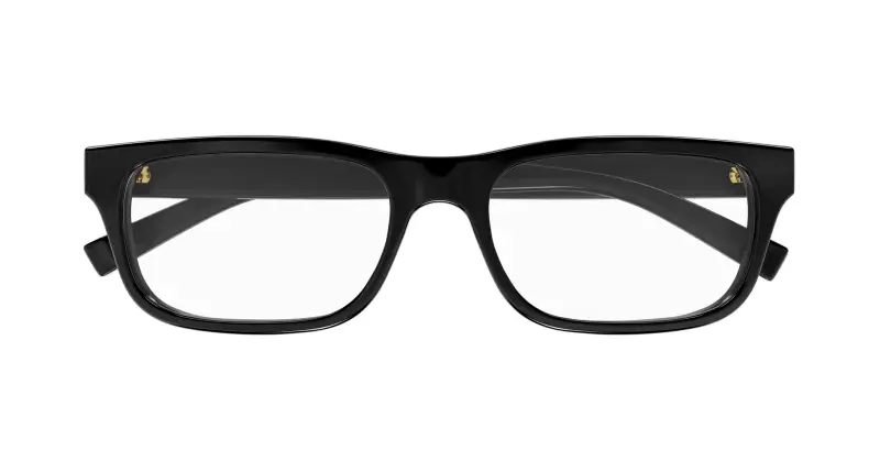 Uomo GG1858O 001 Montature da vista Iniettato Nero Trasparente Squadrata miniatura 2