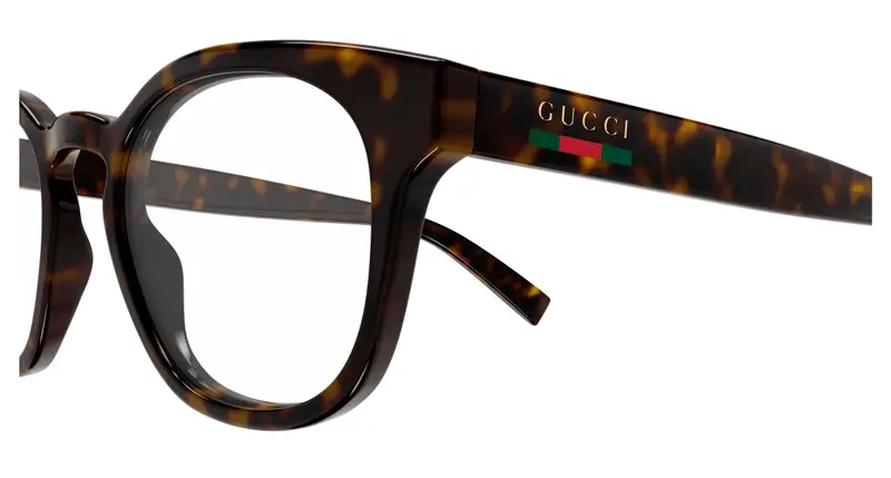 Gucci Uomo GG1859O 002 Montature da vista Iniettato Havana Trasparente Rotonda miniatura 2