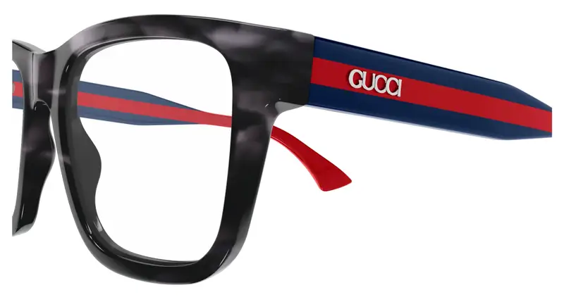 Gucci Uomo GG1870O 008 Montature da vista Acetato Havana Trasparente Squadrata miniatura 2