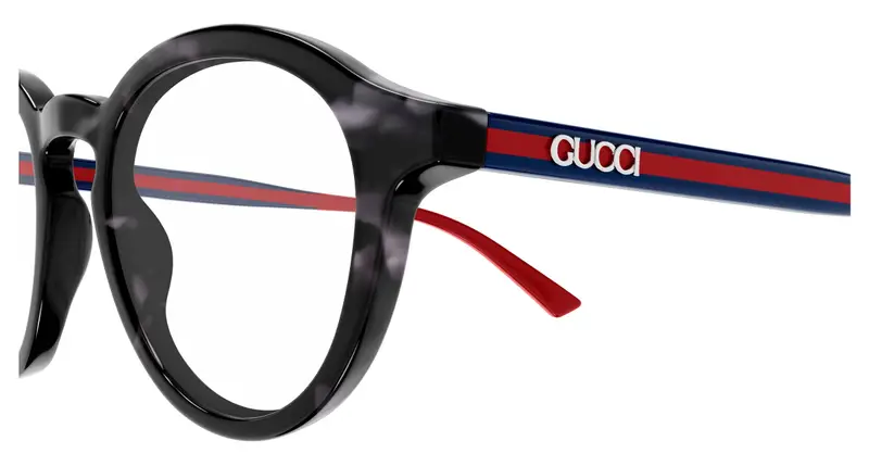 Gucci Uomo GG1871O 004 Montature da vista Acetato Havana Trasparente Rotonda miniatura 2