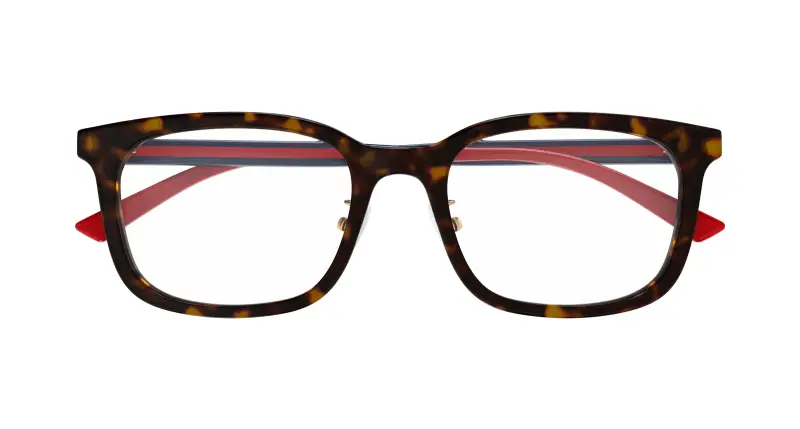 Uomo GG1873OK 002 Montature da vista Acetato Havana Trasparente Squadrata miniatura 2