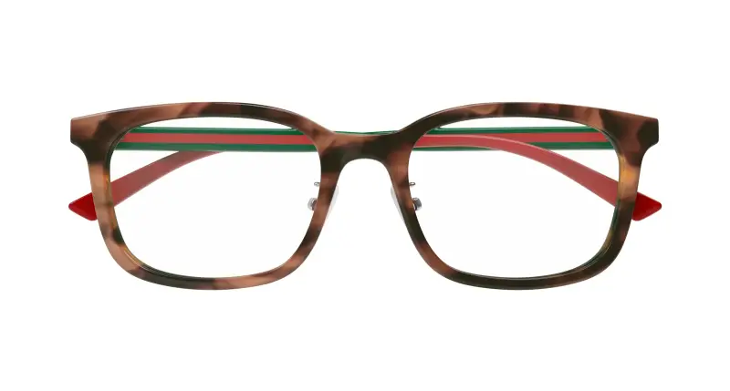 Uomo GG1873OK 003 Montature da vista Acetato Havana Trasparente Squadrata miniatura 2