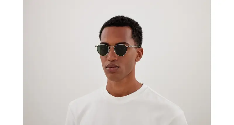 Gucci Occhiali da sole Uomo Argento 880737 miniatura 3