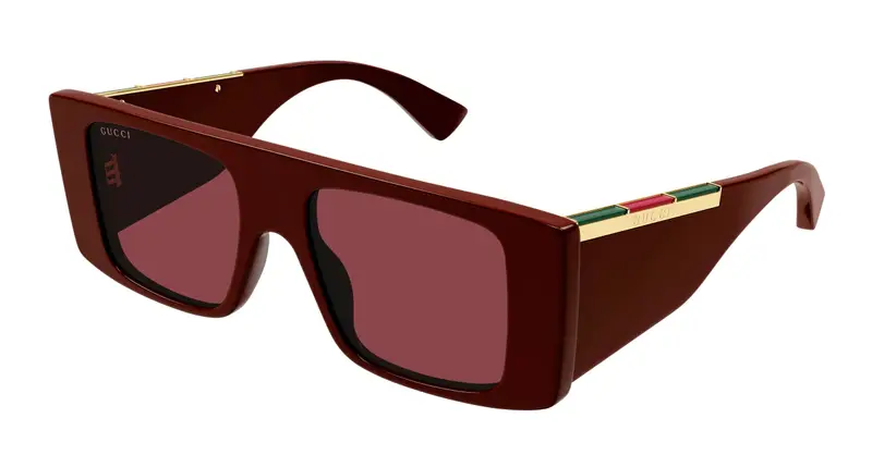 Gucci Occhiali da sole Uomo Bordeaux 880900