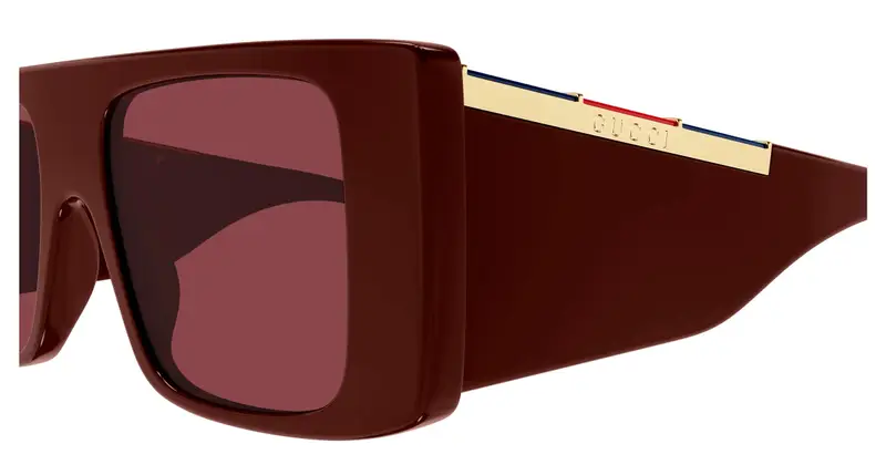 Gucci Occhiali da sole Uomo Bordeaux 880900 miniatura 2