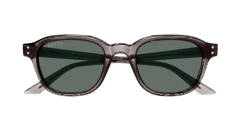 Gucci Occhiali da sole Uomo Grigio 3396809 miniatura 2