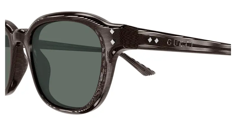 Gucci Occhiali da sole Uomo Grigio 3396809 miniatura 3