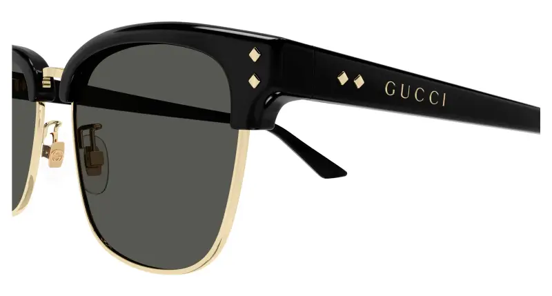 Gucci Occhiali da sole Uomo Grigio 3532172 miniatura 3