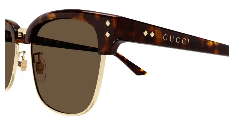 Gucci Occhiali da sole Uomo Marrone 3530520 miniatura 3