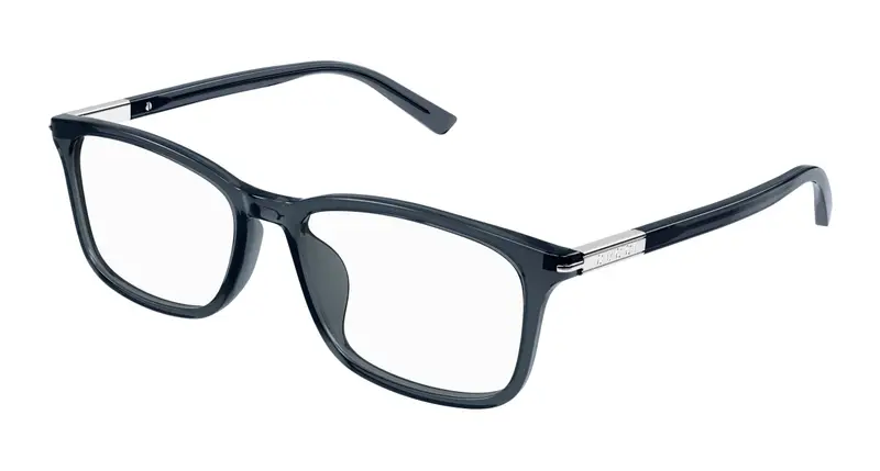 Gucci Uomo GG1900OA 002 Montature da vista Acetato Grigio Trasparente Squadrata