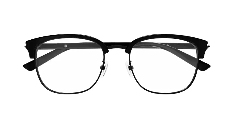 Uomo GG1901OA 003 Montature da vista Acetato Nero Trasparente Rotonda miniatura 2