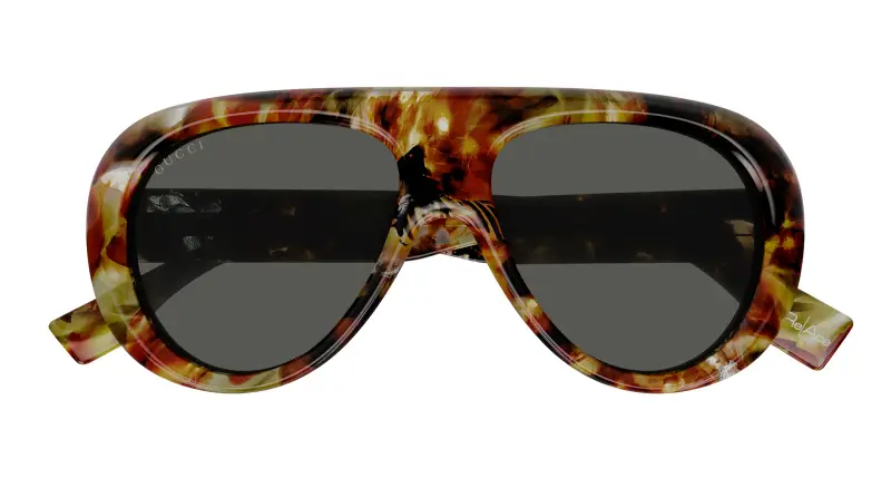 Gucci Occhiali da sole Uomo Grigio 3530514 miniatura 2