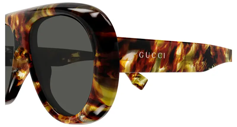 Gucci Occhiali da sole Uomo Grigio 3530514 miniatura 3