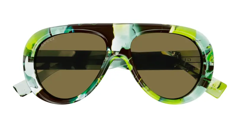 Gucci Occhiali da sole Uomo Marrone 3535293 miniatura 2