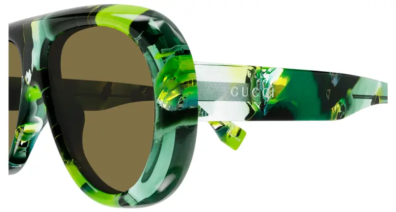 Gucci Occhiali da sole Uomo Marrone 3535293 miniatura 3