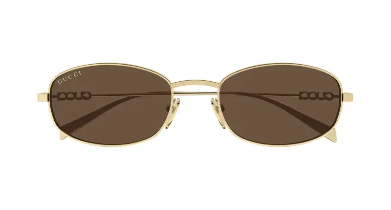 Gucci Occhiali da sole Uomo Marrone 3408342 miniatura 2