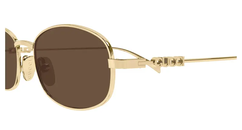 Gucci Occhiali da sole Uomo Marrone 3408342 miniatura 3