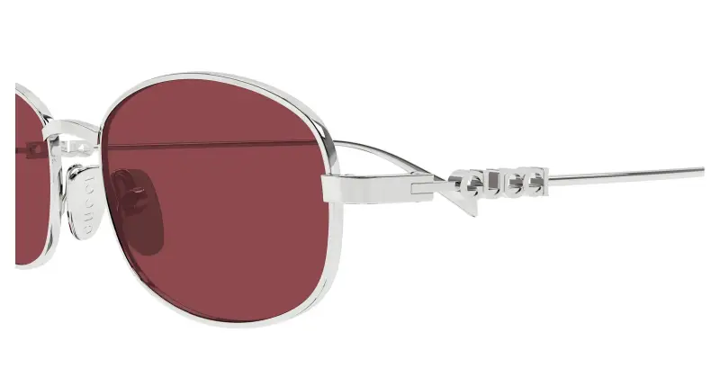 Gucci Occhiali da sole Uomo Argento 3529561 miniatura 3