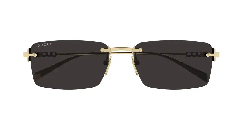 Gucci Occhiali da sole Uomo Grigio 3408341 miniatura 2