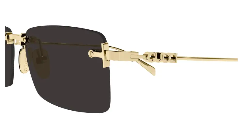 Gucci Occhiali da sole Uomo Grigio 3408341 miniatura 3