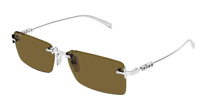 Gucci Occhiali da sole Uomo Marrone 3407984