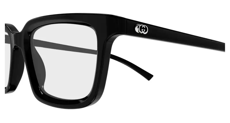 Uomo GG1947O 005 Montature da vista Acetato Nero Trasparente Squadrata miniatura 3