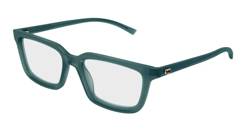 Uomo GG1947O 008 Montature da vista Acetato Blu Trasparente Squadrata