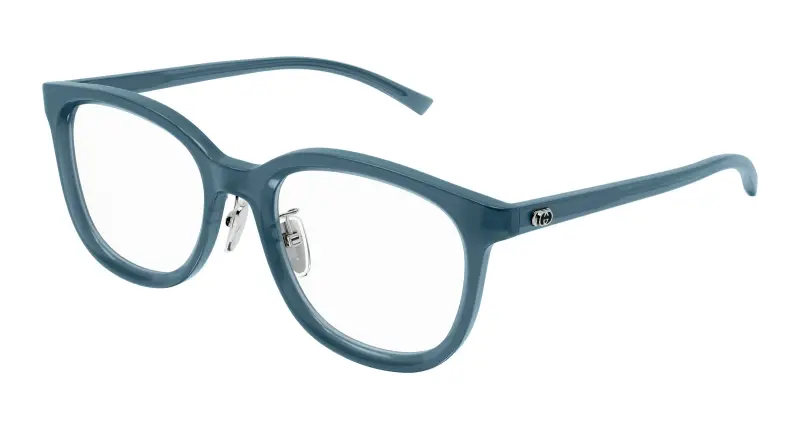Uomo GG1949OK 003 Montature da vista Acetato Blu Trasparente Rotonda