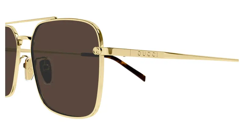 Gucci Occhiali da sole Uomo Marrone 3408336 miniatura 3