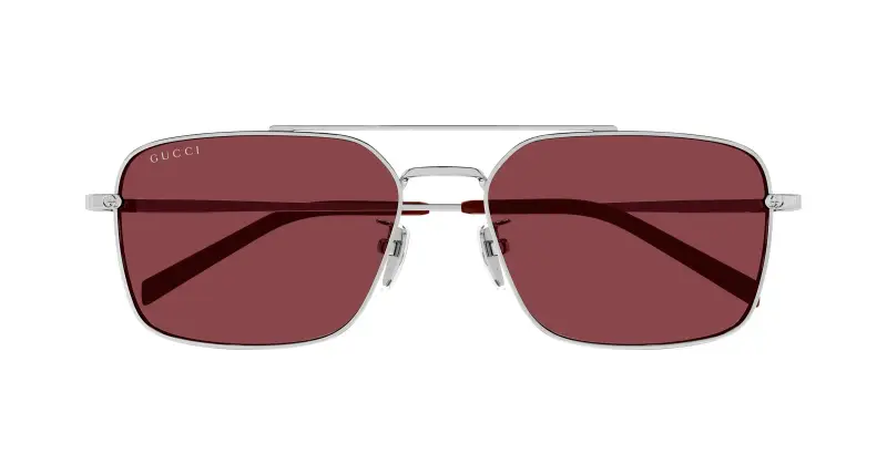 Gucci Occhiali da sole Uomo Argento 3407982 miniatura 2