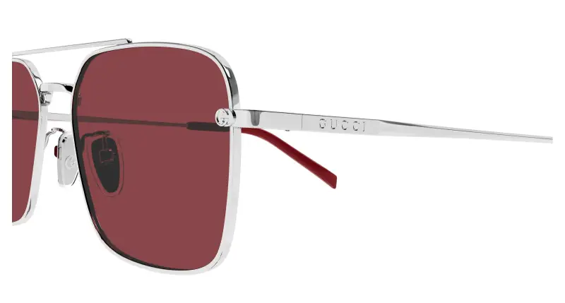 Gucci Occhiali da sole Uomo Argento 3407982 miniatura 3