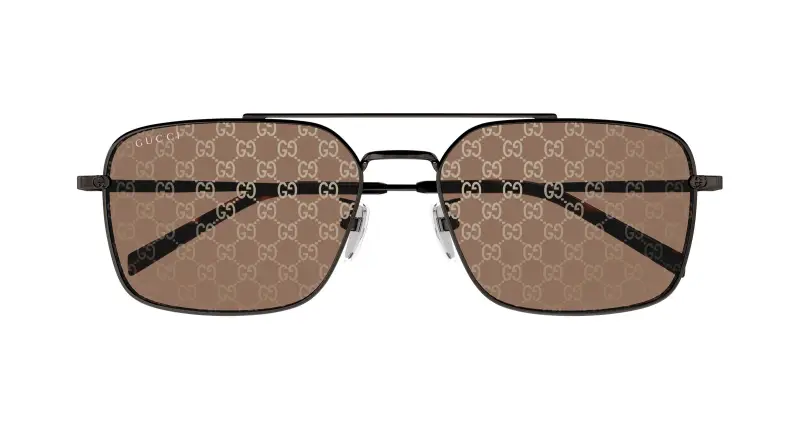 Gucci Occhiali da sole Uomo Grigio 3529962 miniatura 2