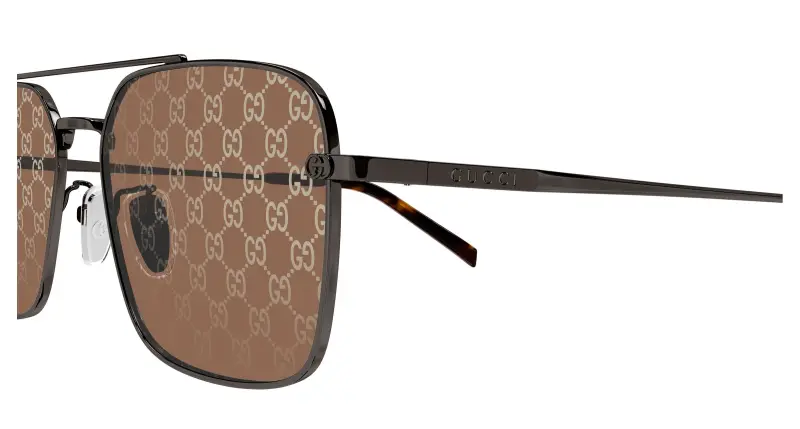 Gucci Occhiali da sole Uomo Grigio 3529962 miniatura 3