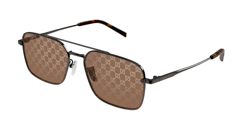 Gucci Occhiali da sole Uomo Marrone 3529962