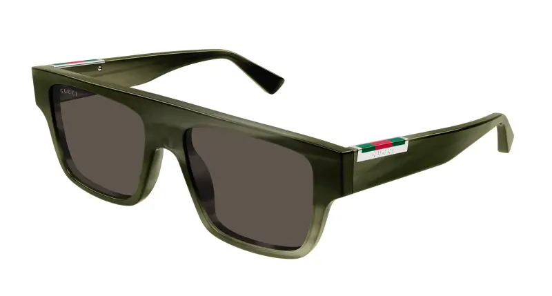Gucci Occhiali da sole Uomo Verde 3535288