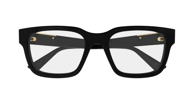 Uomo GG1961O 001 Montature da vista Acetato Nero Trasparente Squadrata miniatura 2