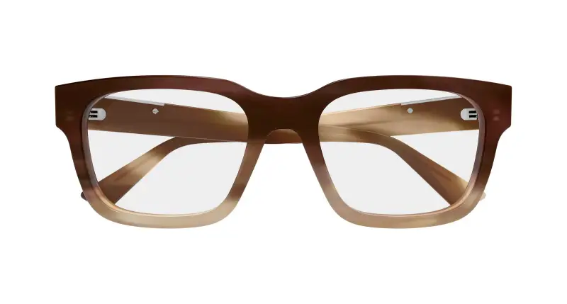 Uomo GG1961O 004 Montature da vista Acetato Havana Trasparente Squadrata miniatura 2