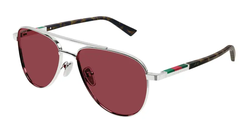 Gucci Occhiali da sole Uomo Rosso 3529558