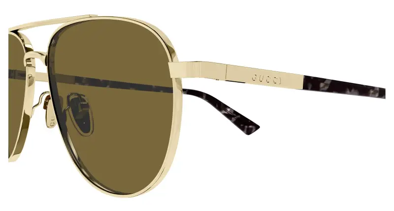 Gucci Occhiali da sole Uomo Marrone 3408335 miniatura 3