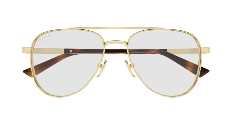 Gucci Occhiali da sole Uomo Oro 3533873 miniatura 2