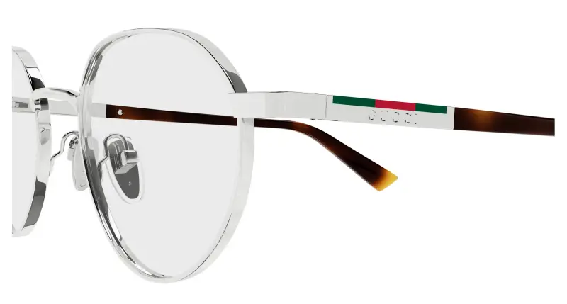 Uomo GG1963O 003 Montature da vista Metallo Argento Trasparente Rotonda miniatura 3