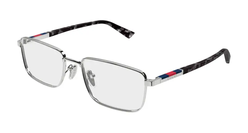 Uomo GG1964O 003 Montature da vista Metallo Rutenio Trasparente Squadrata