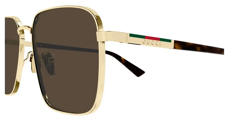 Gucci Occhiali da sole Uomo Marrone 3408332 miniatura 3