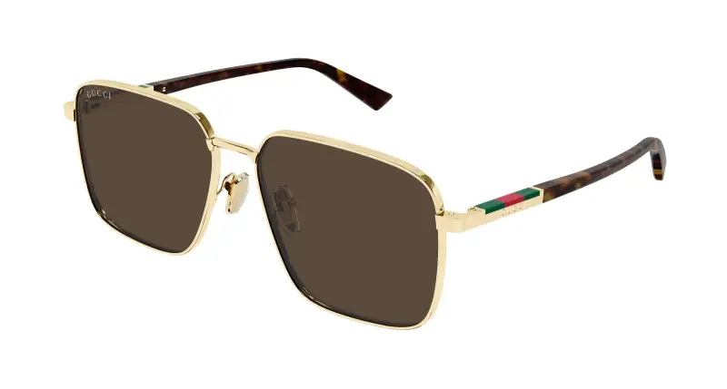 Gucci Occhiali da sole Uomo Oro 3408332
