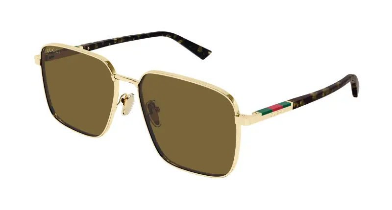 Gucci Occhiali da sole Uomo Oro 3498951